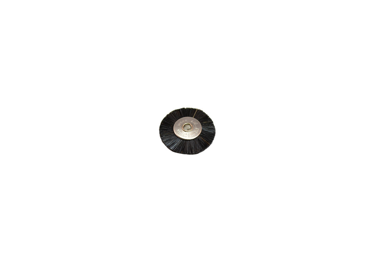 Grobet USA® 16.0801 Stiff Bristle Wheel Brush, 3/4″ Diameter 1/8″ Arbor Hole, 1 DZ