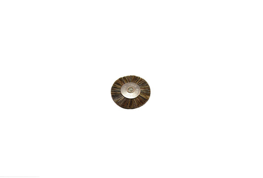 Grobet USA® 16.0811 Medium Stiffness Bristle Wheel Brush, 1″ Diameter 1/8″ Arbor Hole, 1 DZ