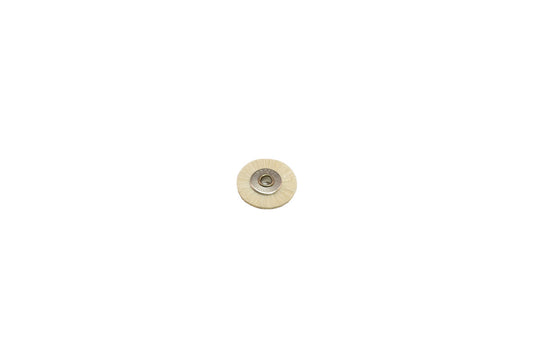 Grobet USA® 16.0813 Soft Bristle Wheel Brush, 1″ Diameter 1/8″ Arbor Hole, 1 DZ