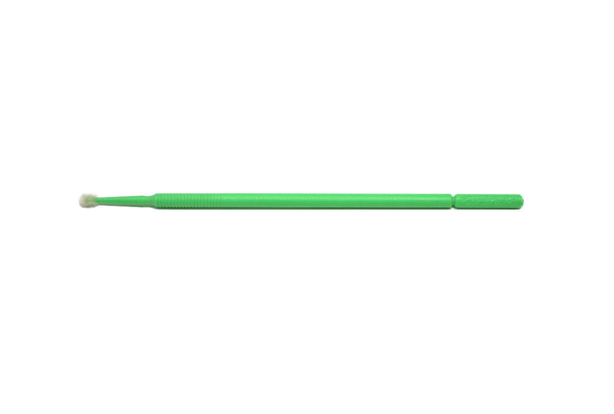 Grobet USA® 16.102 Micro Brush, Green – Regular, Box Of 100, EA