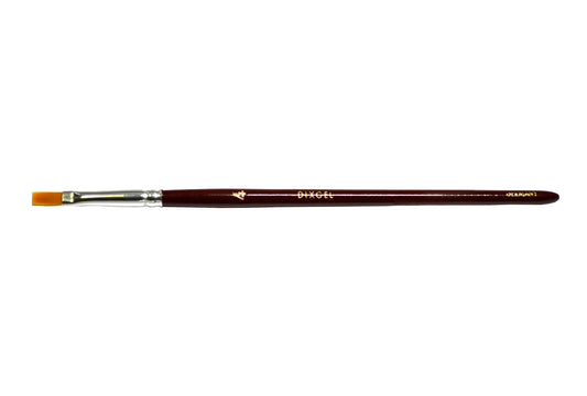 Grobet USA® 16.298 Dixcel® Synthetic Red Sable Brush, Flat #4, EA