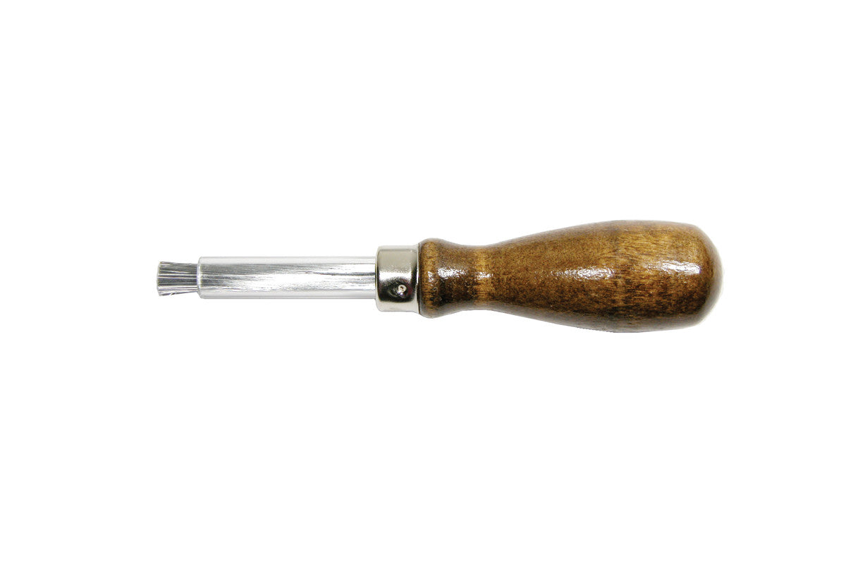 Grobet USA® 16.34 Steel Bur ClEAning Brush In Handle, 3″ Long, EA