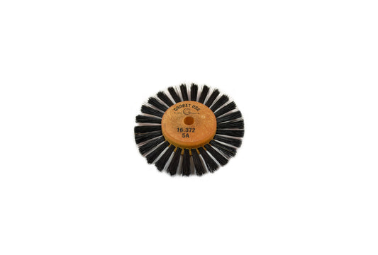 Grobet USA® 16.372 Wood Hub Brush, 1 Row Of Bristle, 2-1/2″ Overall Diameter, EA