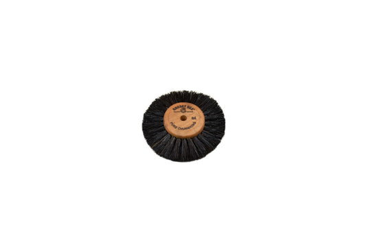 Grobet USA® 16.383 Wood Hub Brush, 2 Rows Of Bristle, 2-1/2″ Overall Diameter, EA