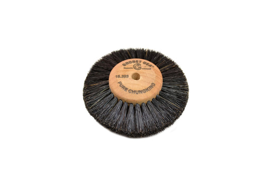 Grobet USA® 16.393 Wood Hub Brush, 4 Rows Of Bristle, 3″ Overall Diameter, EA