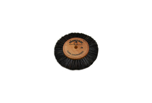Grobet USA® 16.396 Wood Hub Brush, 2 Rows Of Bristle, 3-1/8″ Overall Diameter, EA