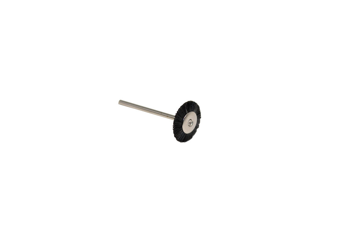 Grobet USA® 16.602 Stiff Bristle Wheel Brush, 9/16″ Diameter 3/32″ Shank, 1 DZ