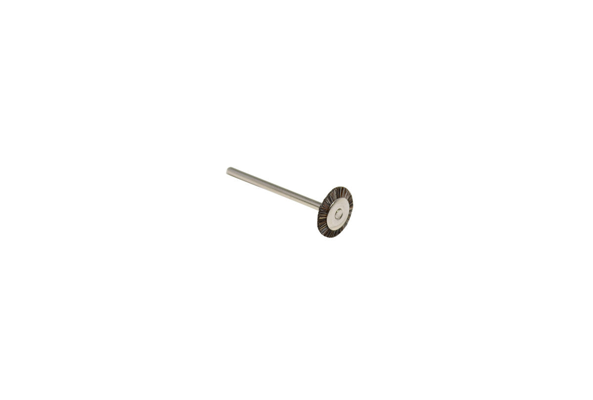 Grobet USA® 16.603 Soft Bristle Wheel Brush, 9/16″ Diameter 3/32″ Shank, 1 DZ