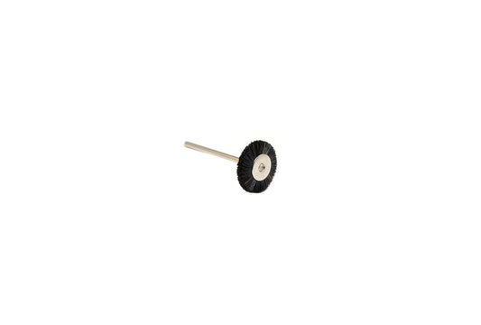 Grobet USA® 16.613 Stiff Bristle Wheel Brush, Double Section, 3/4″ Diameter 3/32″ Shank, 1 DZ