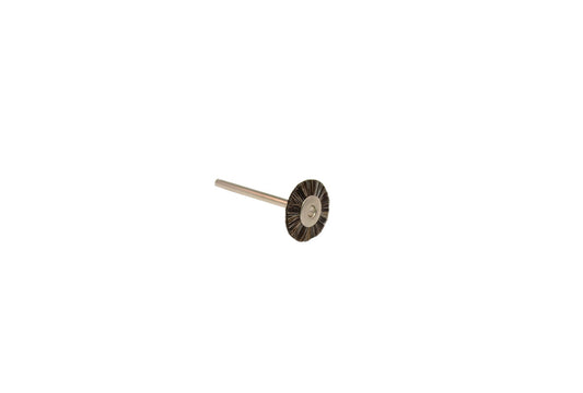 Grobet USA® 16.616 Soft Bristle Wheel Brush, 3/4″ Diameter 1/8″ Shank, 1 DZ