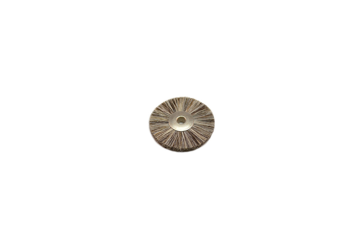 Grobet USA® 16.652 Soft Bristle Wheel Brush, 1-1/4″ Diameter 1/8″ Arbor Hole, 1 DZ