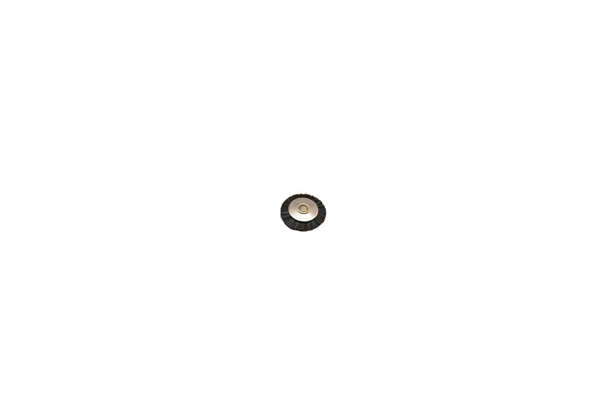 Grobet USA® 16.658 Medium Stiffness Bristle Wheel Brush, 9/16″ Diameter 3/32″ Arbor Hole, 1 DZ