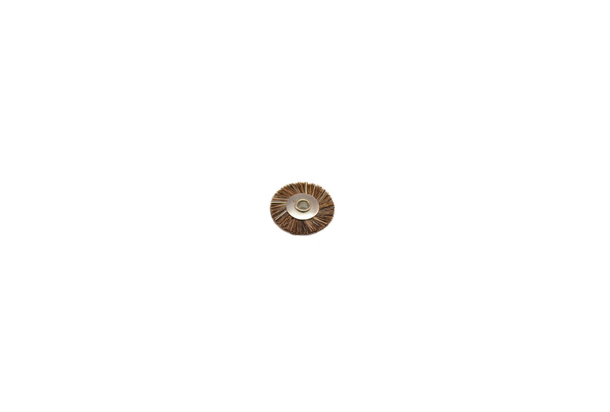 Grobet USA® 16.663 Medium Stiffness Bristle Wheel Brush, 3/4″ Diameter 1/8″ Arbor Hole, 1 DZ