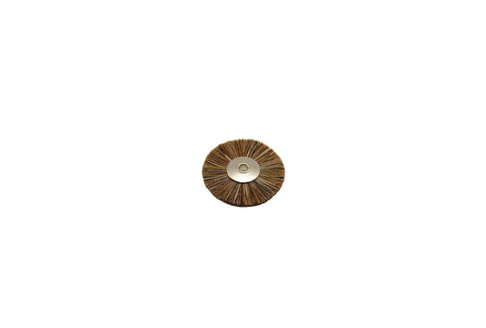 Grobet USA® 16.678 Medium Stiffness Bristle Wheel Brush, 1-1/4″ Diameter 1/8″ Arbor Hole, 1 DZ