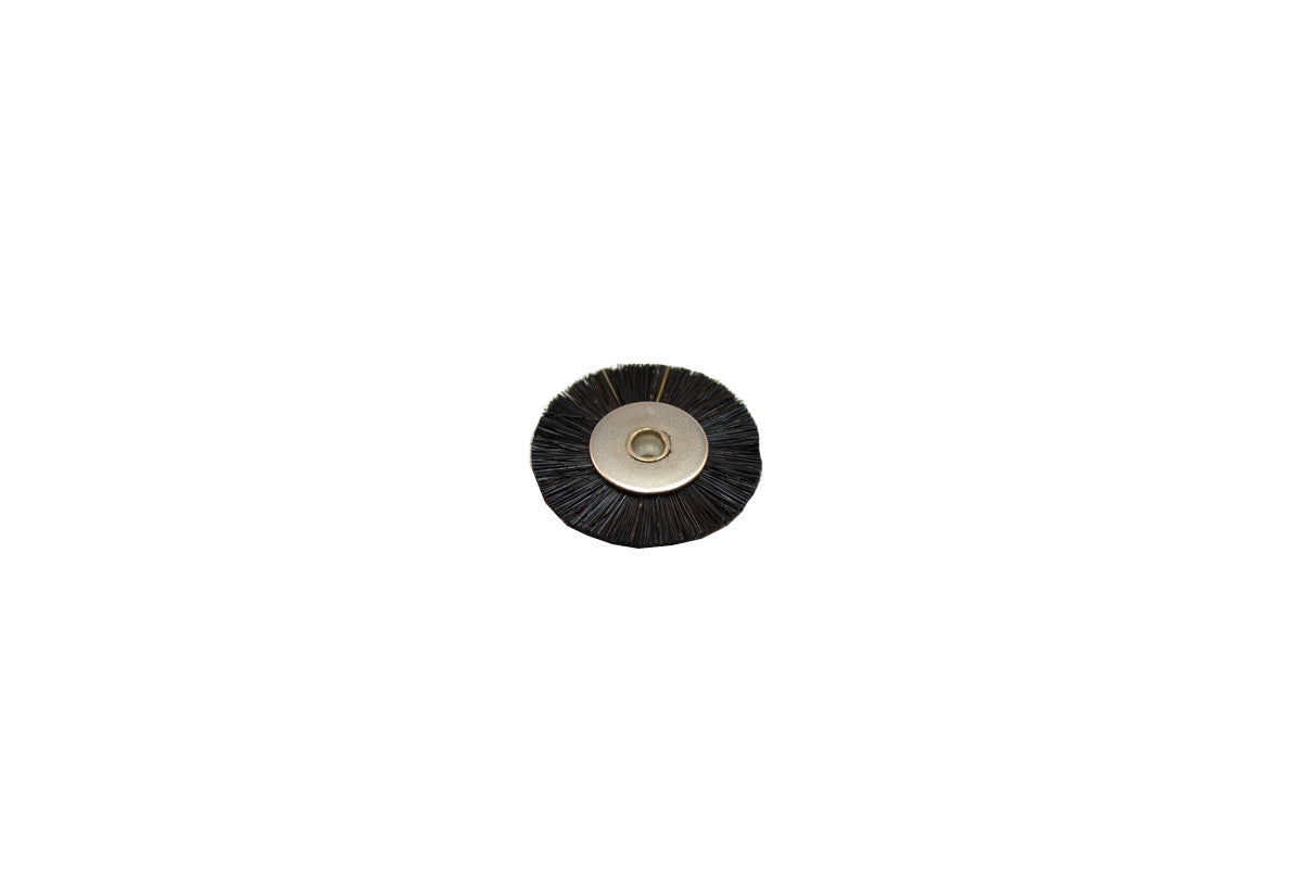 Grobet USA® 16.685 Stiff Bristle Wheel Brush, 1″ Diameter 1/8″ Arbor Hole, 1 Gross (144 Pcs)