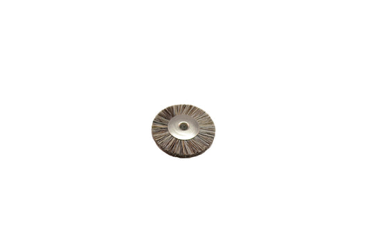 Grobet USA® 16.691 Soft Bristle Wheel Brush, 1″ Diameter 1/8″ Arbor Hole, 1 Gross (144 Pcs)