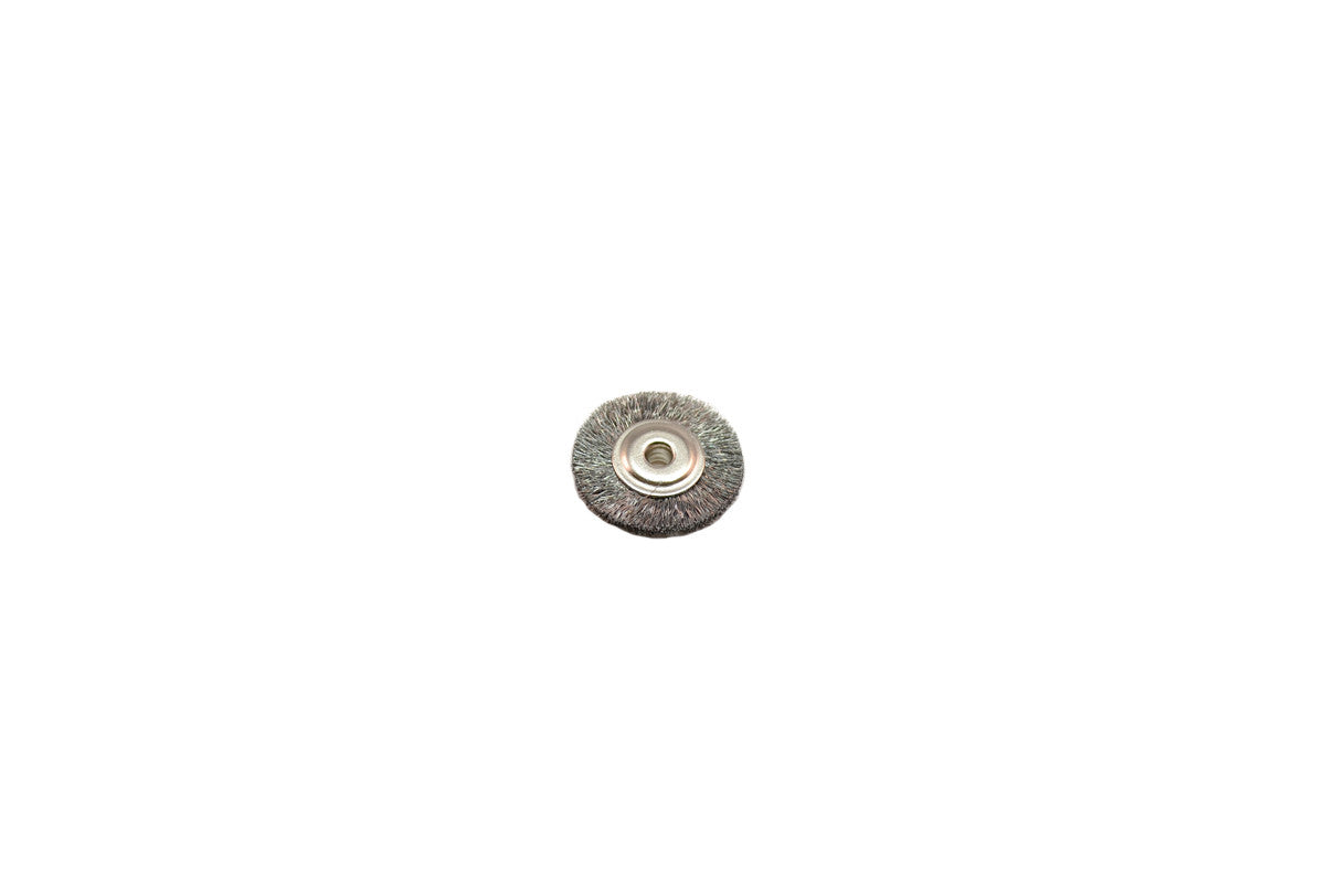 Grobet USA® 16.887 Crimped Steel Wire Wheel Brush, 3/4″ Diameter 3/32″ Arbor Hole, 1 DZ
