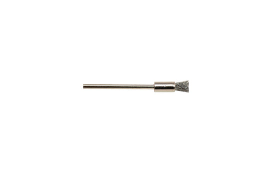 Grobet USA® 16.941 Crimped Steel Wire End Brush, 1/4″ Trim, 3/16″ Diameter 3/32″ Shank, 1 DZ