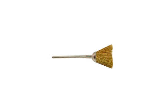 Grobet USA® 16.962 Crimped Brass Cup Brush, 9/16″ Diameter 3/32″ Shank, 1 DZ