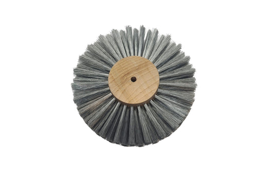 Grobet USA® 16.463 Straight Steel Wire Brush, 4 Rows Of Wire, 6″ Diameter, EA