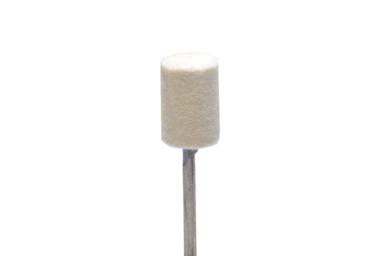 Grobet USA® 17.121 Mounted Miniature Felt Cylinder Buff, 1 DZ