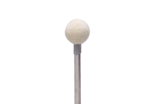 Grobet USA® 17.122 Mounted Miniature Felt Round Buff, 1 DZ