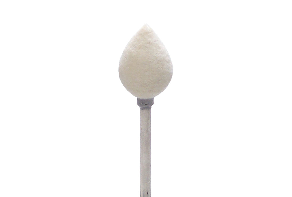 Grobet USA® 17.123 Mounted Miniature Felt Bud Buff, 1 DZ