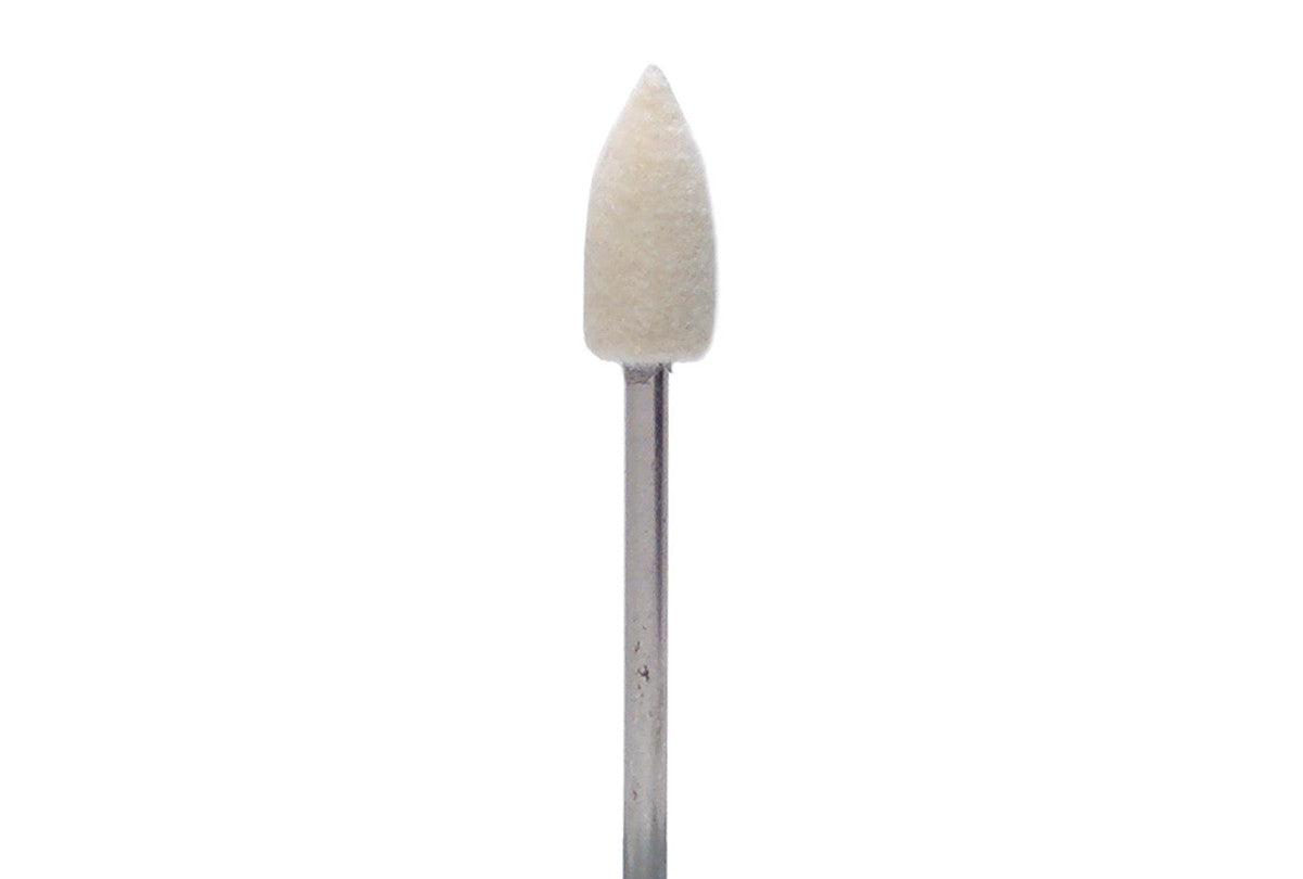 Grobet USA® 17.124 Mounted Miniature Felt Pointed Buff, 1 DZ