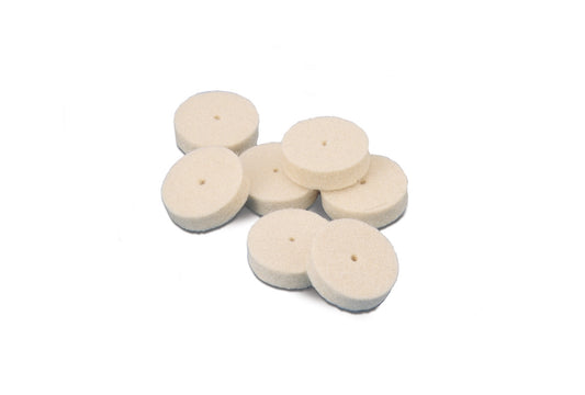 Grobet USA® 17.359 Miniature Square Edge Felt Wheels 5/8″ X 1/8″ Hard, EA