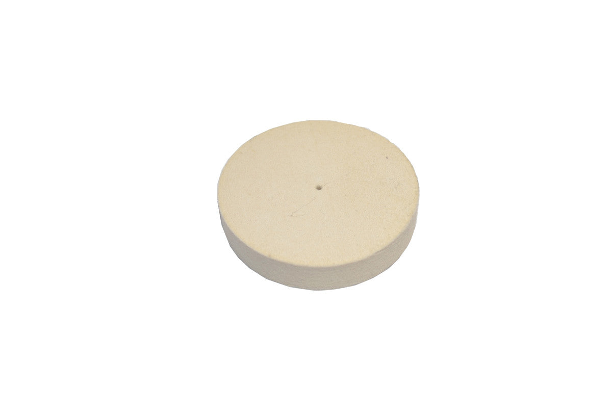 Grobet USA® 17.429 Solid Felt Wheel Buff, 3″ X 1/2″, EA