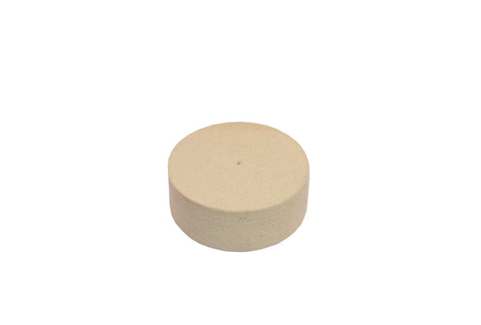 Grobet USA® 17.431 Solid Felt Wheel Buff, 3″ X 1″, EA