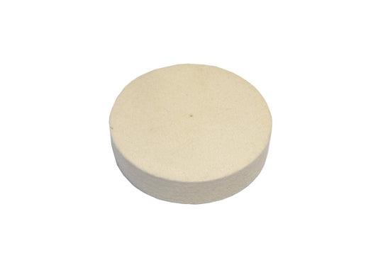 Grobet USA® 17.435 Solid Felt Wheel Buff, 4″ X 1/2″, EA