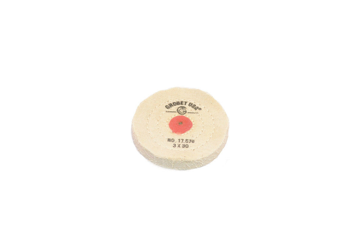 Grobet USA® 17.576 Regular Muslin Buff, 3″ X 30 Ply, EA