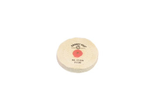 Grobet USA® 17.576 Regular Muslin Buff, 3″ X 30 Ply, EA