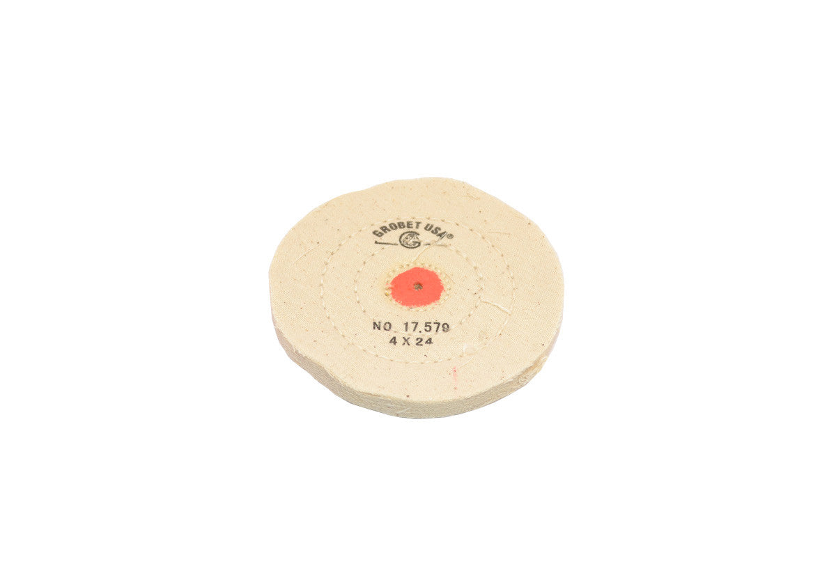 Grobet USA® 17.579 Regular Muslin Buff, 4″ X 24 Ply, EA