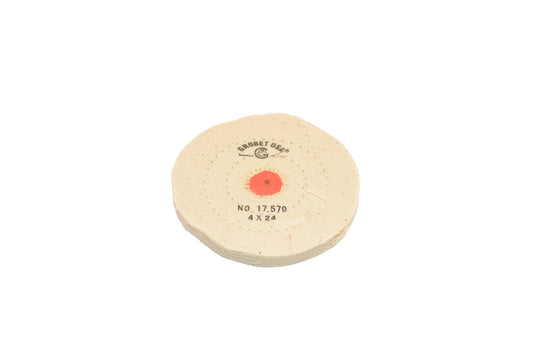 Grobet USA® 17.579 Regular Muslin Buff, 4″ X 24 Ply, EA