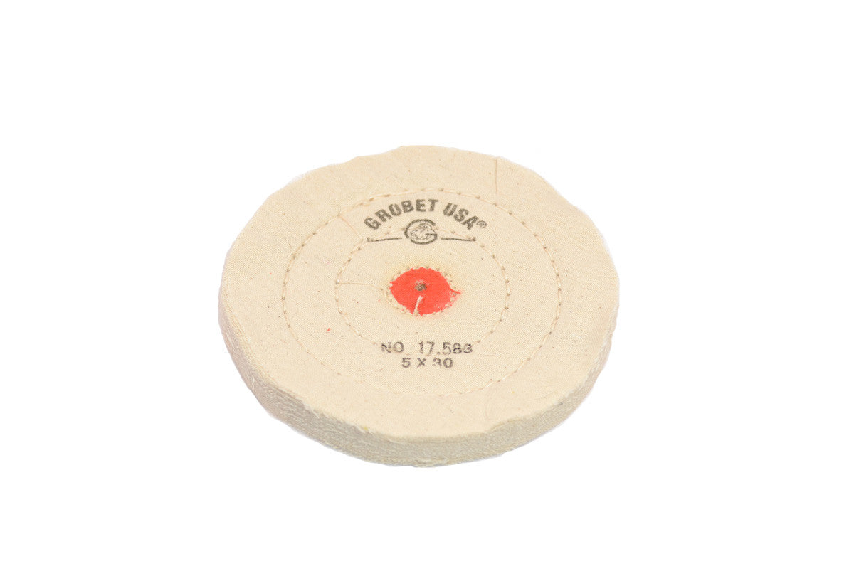 Grobet USA® 17.583 Regular Muslin Buff, 5″ X 30 Ply, EA