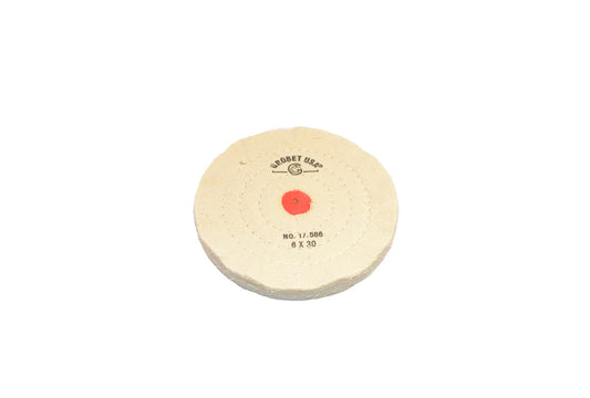Grobet USA® 17.586 Regular Muslin Buff, 6″ X 30 Ply, EA