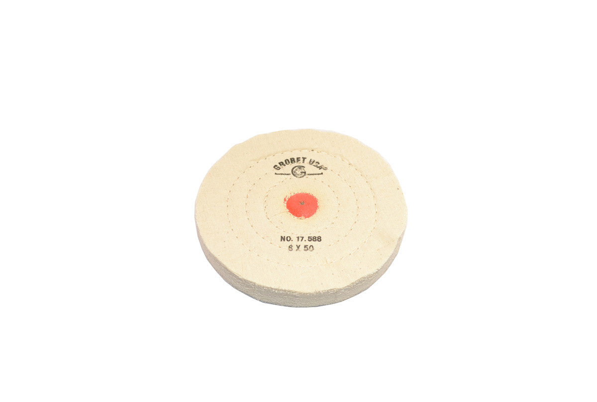 Grobet USA® 17.588 Regular Muslin Buff, 6″ X 50 Ply, EA