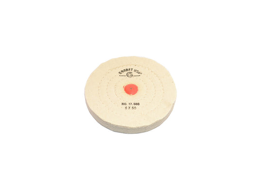 Grobet USA® 17.588 Regular Muslin Buff, 6″ X 50 Ply, EA