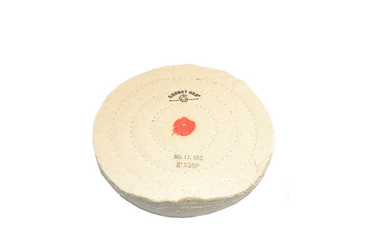 Grobet USA® 17.589 Regular Muslin Buff, 8″ X 55 Ply, EA