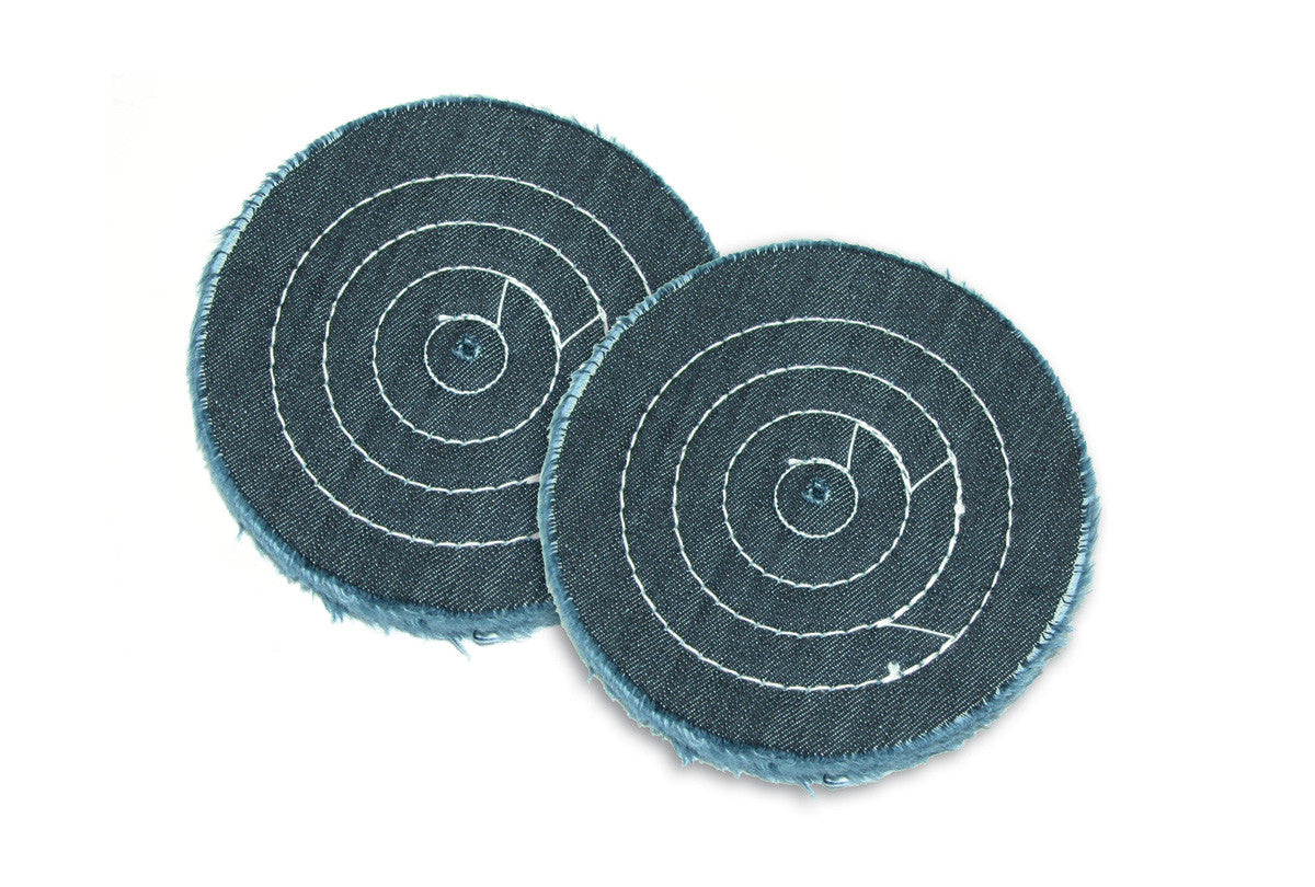 Grobet USA® 17.595 Denim Polishing Buff, 4″ X 40 Ply, EA