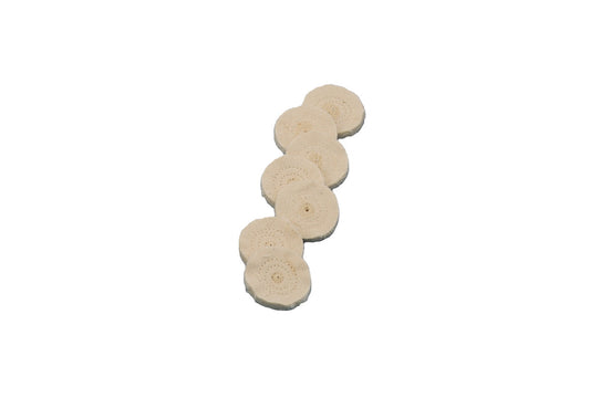 Grobet USA® 17.618 Miniature Finex Muslin Buff, 1-1/2″, 1 DZ
