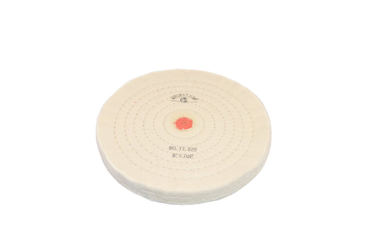 Grobet USA® 17.628 Finex Muslin Buff, 8″ X 70 Ply, Combed With Shellac Center, EA