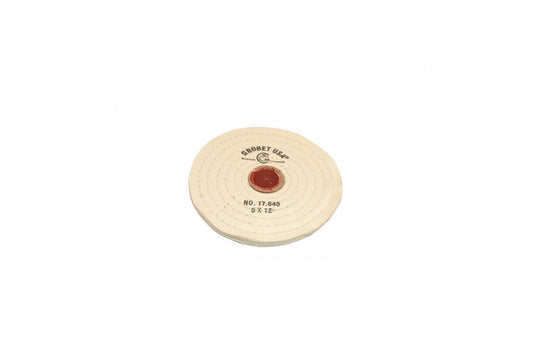 Grobet USA® 17.645 Finex Muslin Buff, 5″ X 12 Ply, Knife Edge, EA