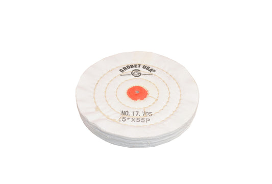 Grobet USA® 17.705 Super Buff, 5″ X 55 Ply, Shellac Center, EA