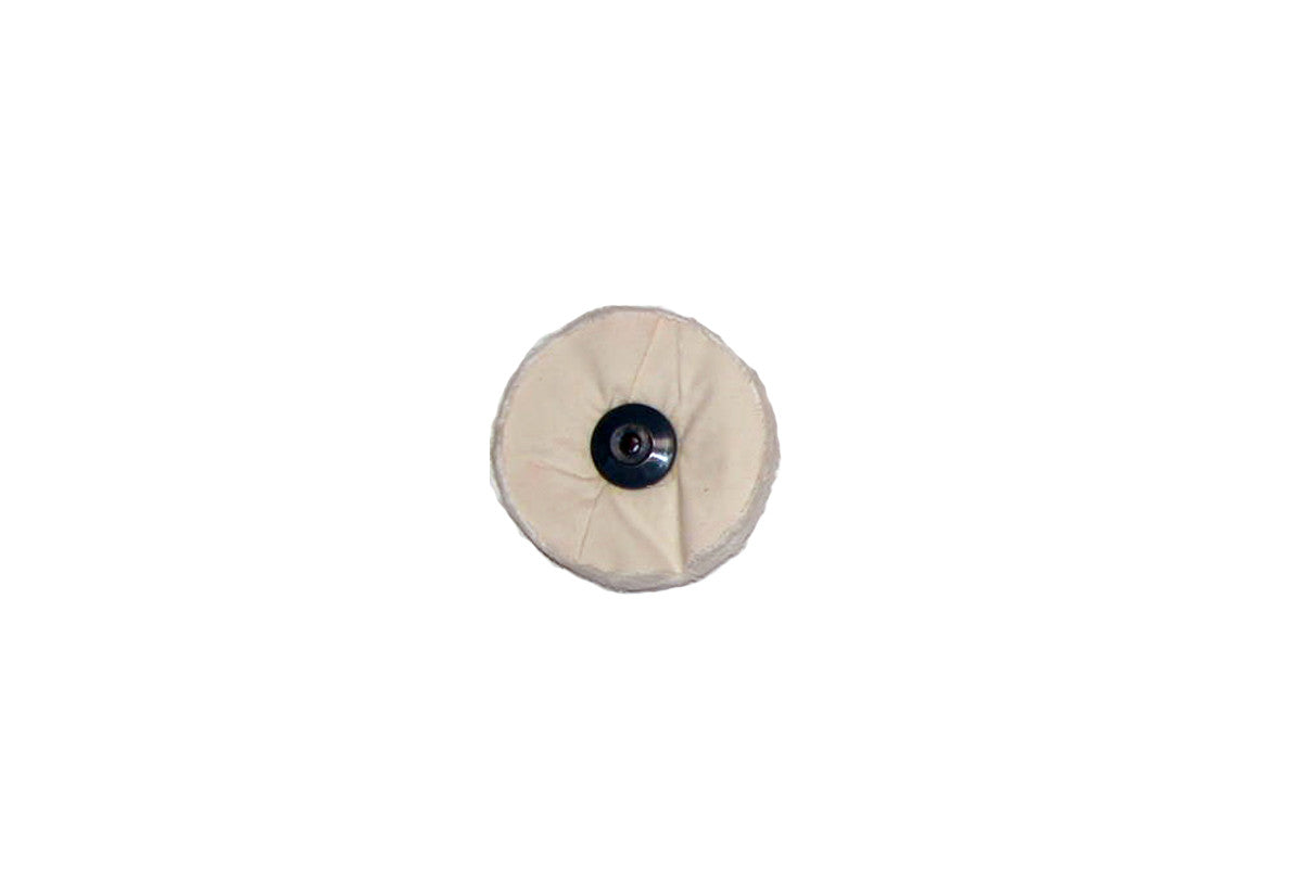 Grobet USA® 17.719 Finex Muslin Buff, 4″ X 36 Ply, Plastic Center, EA