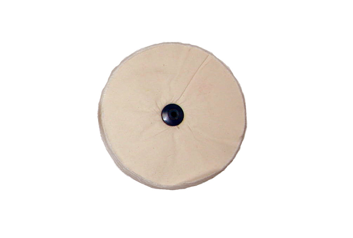 Grobet USA® 17.724 Finex Muslin Buff, 8″ X 54 Ply, Plastic Center, EA