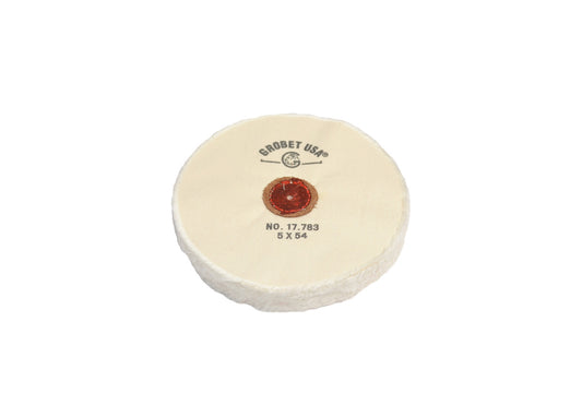 Grobet USA® 17.783 Finex Muslin Buff, Loose, 5″ X 45 Ply, LEAther Center, EA