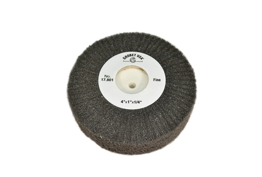 Grobet USA® 17.801 Silicon Oxide Flap Wheels, Fine, 4″ X 1″, EA